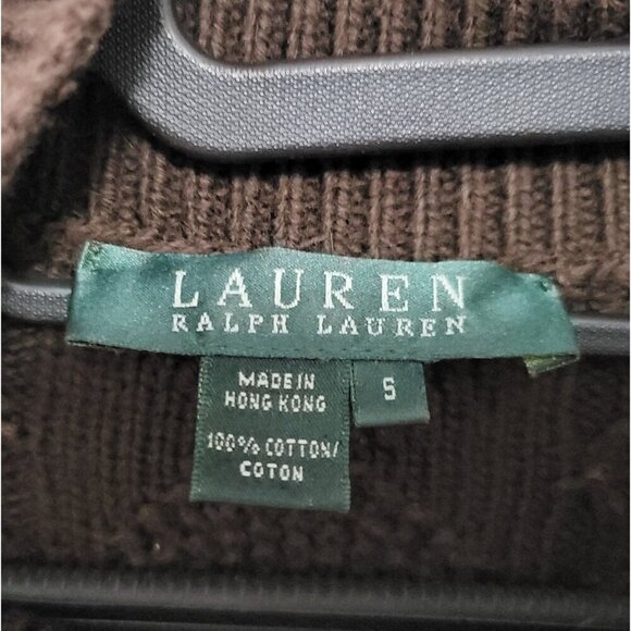Vintage 1990s Lauren Ralph Lauren Cable Knit Sweater - Picture 7 of 10